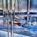 Winter conditions at Stockholm/Arlanda domestic terminal