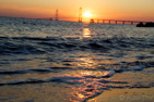 The Great Belt bridge, Denmark