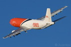 A TNT Airbus A300 freighter with an early bank of departure