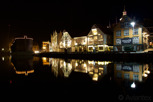 Skagenkaien during darkness, Stavanger
