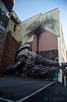 Humpback whale street art, Stavanger