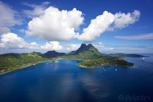 Bora Bora from the air, Tahiti