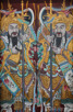Door painting at Thian Hock Keng Temple