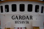 Gardar whale watching ship, Húsavík