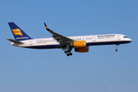 The national carrier Icelandair with its fleet of Boeing 757