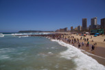 The beach of Golden Mile, Durban