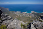 On top of the Table Mountain overlooking Camps Bay, Cape Town