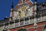 The beautiful Centraal Station building, Amsterdam