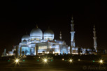 The Sheikh Zayed Mosque at night, Abu Dhabi