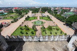 Patuxai roof top view, Vientiane