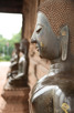 Buddhas outside Wat Ho Pra Keo