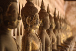 Buddhas at Wat Si Saket, Vientiane