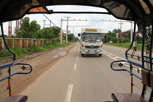Tuk tuk ride and local beer truck delivery, Vientiane