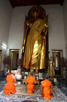 Monks at the Temple of the Reclining Buddha (Wat Pho), Bangkok