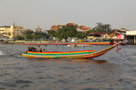 Longtail boat on the Chao Phraya River, Bangkok