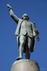 Captain James Cook statue inside Hyde Park, Sydney