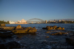 Sydney Opera House and Harbour Bridge as seen from Mrs Macquarie's Chair