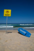 Lifeguard surfboard at Bondi Beach, Sydney