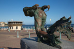 Lifeguard statue at Bondi Beach, Sydney