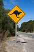 Kangaroo road sign, Kangaroo Island