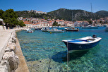 Idyllic Croatian marina view, Hvar
