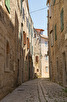Narrow alley at Stari Grad, Hvar