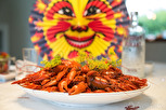 A traditional Swedish Crayfish party