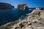 The Fungus Rock at Dwerja Bay, Gozo