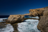 Dwerja Bay with now demised Azure Window, Gozo