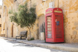 Red telephone box, Gozo