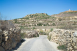 Narrow country road, Gozo