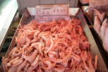 Shrimps at the fish market, Marsaxlokk