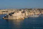 View of the Fort St Angelo, Il-BIrgu