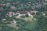 Aerial view of the Victoria Falls Hotel
