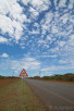Typical road sign in Swaziland