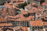 Roof view of old town Kotor