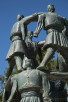 Dancing men statue, Podgorica