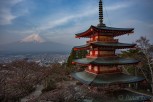 Chureito Pagoda and Mount Fuji, Kawaguchiko