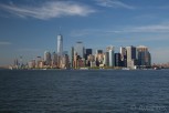 Manhattan skyline from Staten Island Ferry, New York