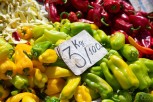 Peppers at the New Bazaar, Tirana
