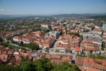 City view from Ljubljana Castle