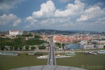 View from the UFO observation deck, Bratislava