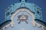 Blue Church facade details, Bratislava