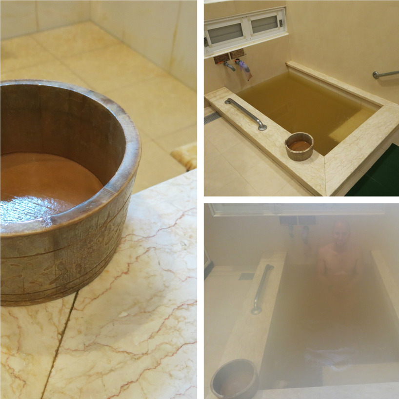 Privat Hot Spring på rummet, kan det bli lyxigare? Den rostiga färgen på vattnet är på grund av hög järnhalt i vattnet! Privat Hot Spring på rummet, kan det bli lyxigare? Den rostiga färgen på vattnet är på grund av hög järnhalt i vattnet!