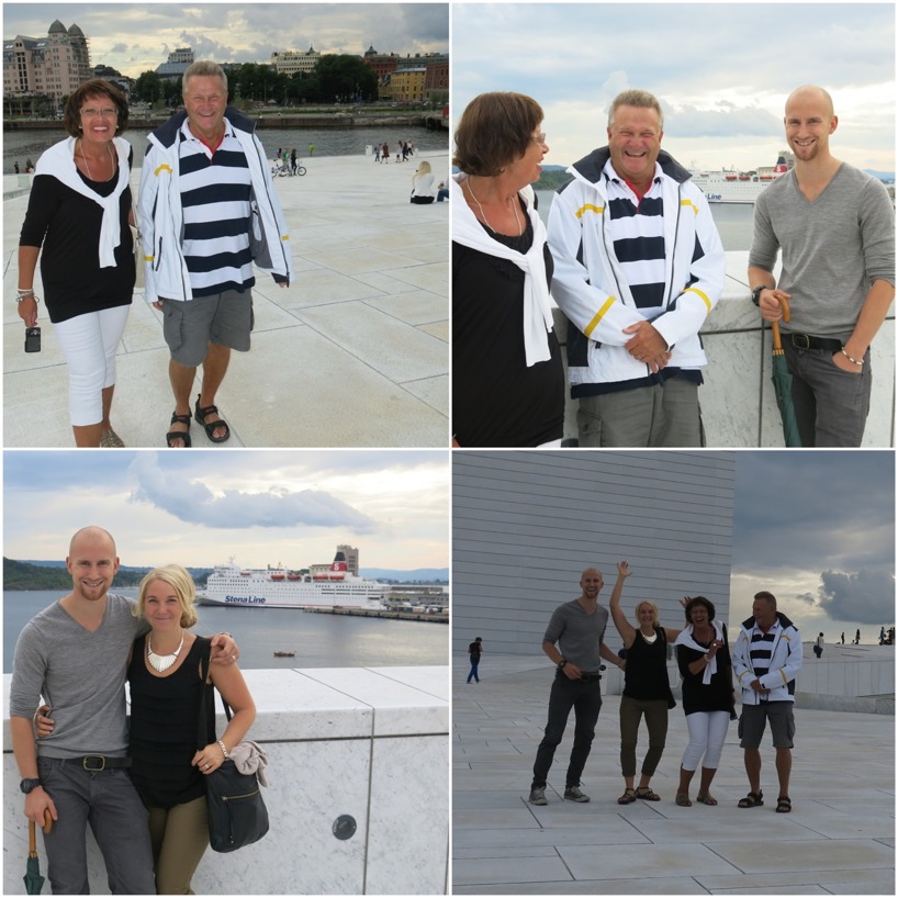 Familjen Björkenäs kom för att se hur vi hade det i Oslo... Familjen Björkenäs kom för att se hur vi hade det i Oslo...