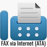 FAX (fysisk) KOPPLAD TILL ATA