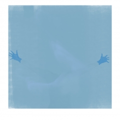 Power pose blue 50 cm x 50 cm Power pose blue 50 cm x 50 cm