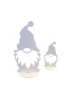 Tomte - Paketpris, stor + liten tomte Vita