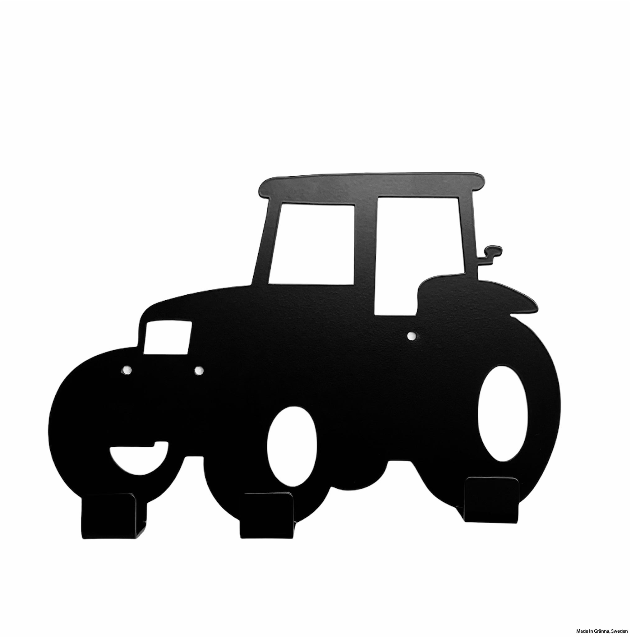 Svart traktor