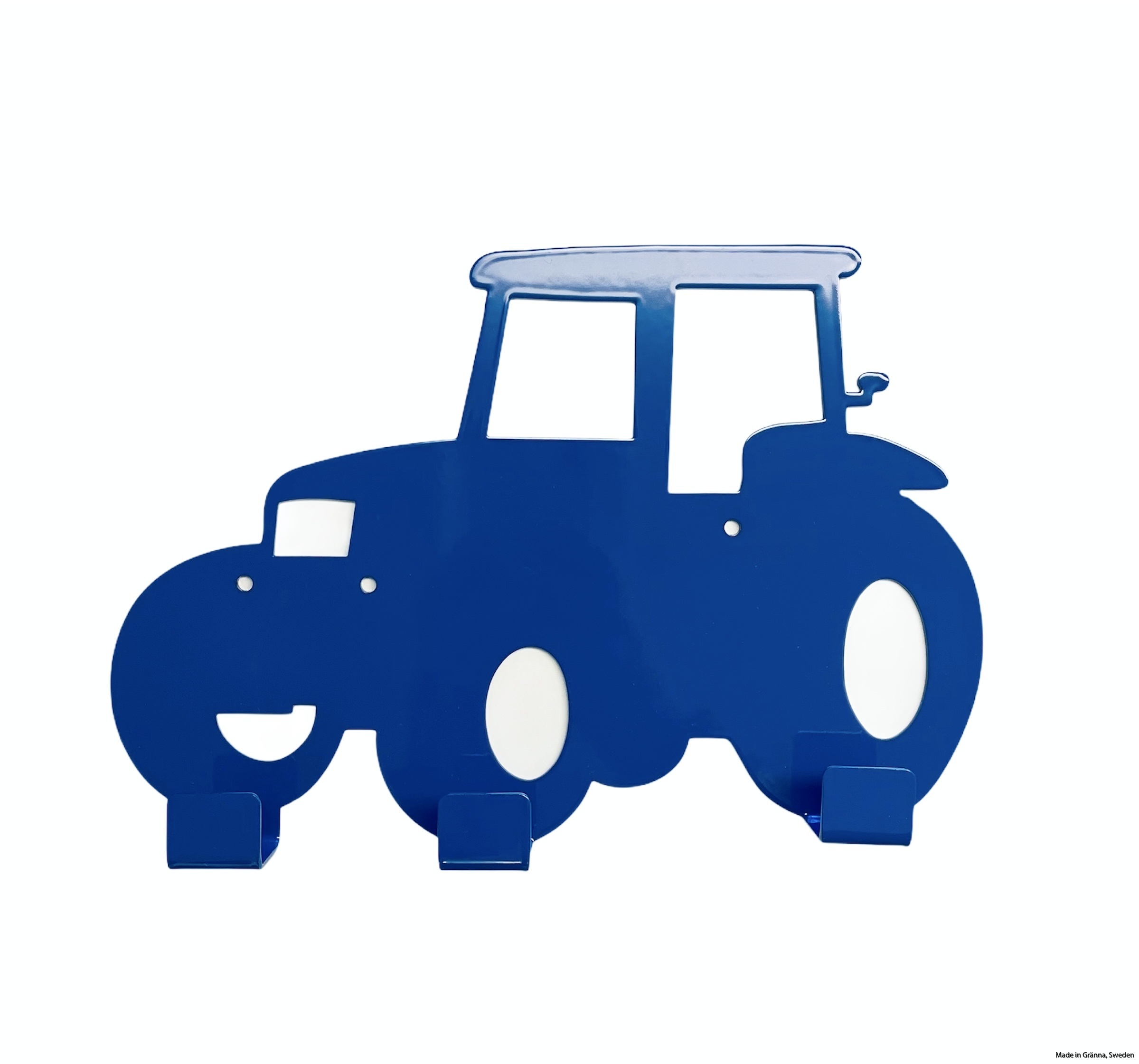 Blå traktor